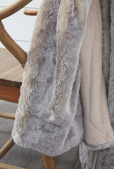 Raegan - Throw (Set of 3) - Gray / Tan