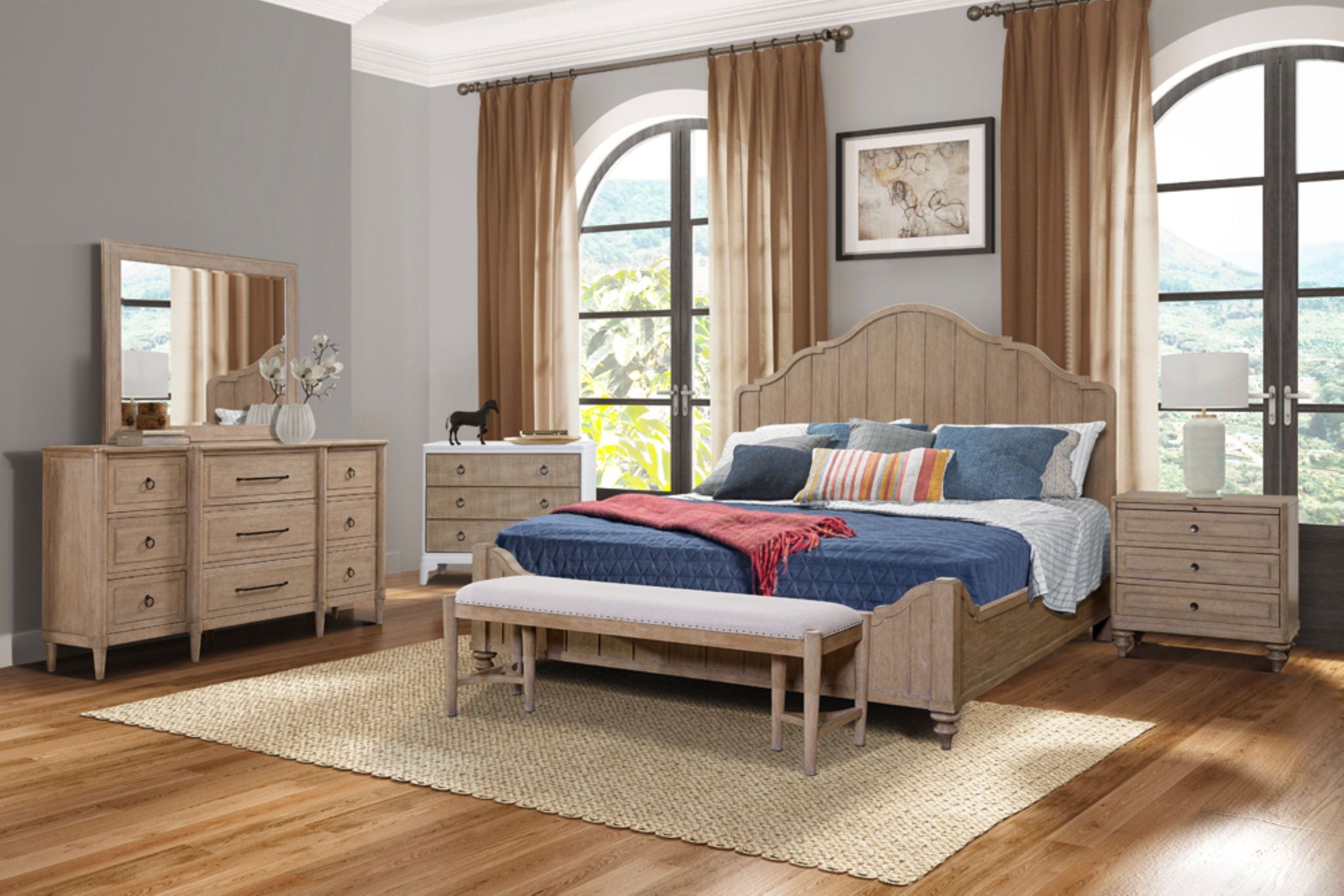 Citrus Heights - Panel Bed