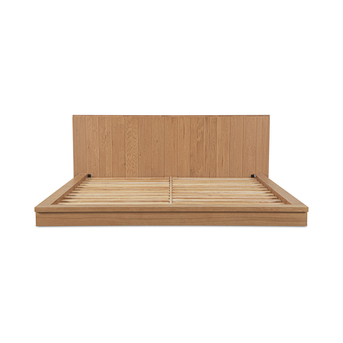 Plank - Queen Bed - Natural Oak
