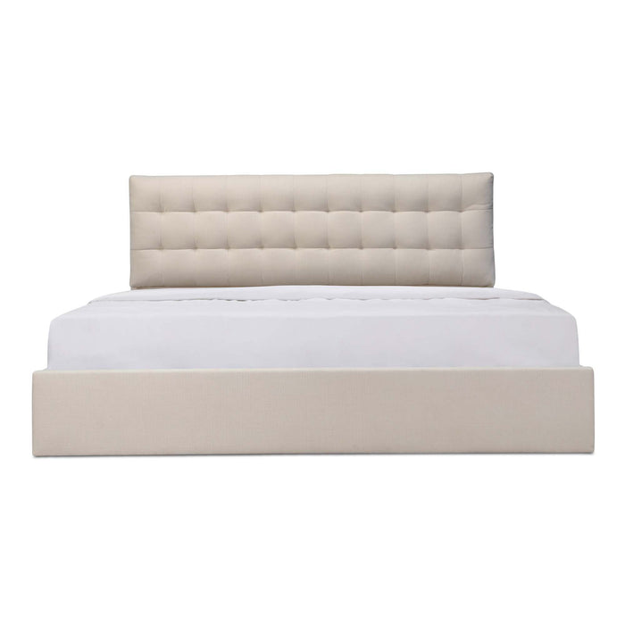 Sebastion - Queen Storage Bed - Cream