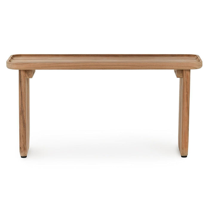 Hudson - Outdoor Wood Coffee Table - Natural
