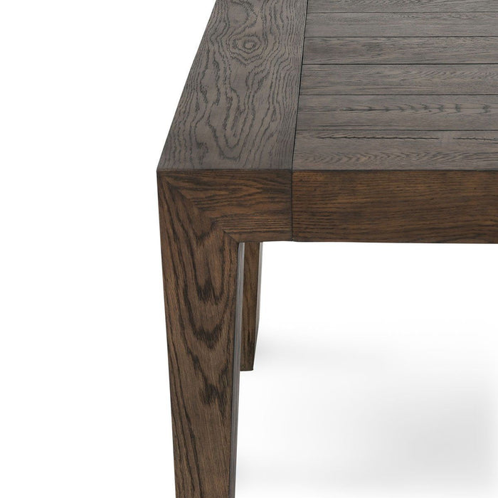 Troy - Reclaimed Oak Dining Table - Suede Brown