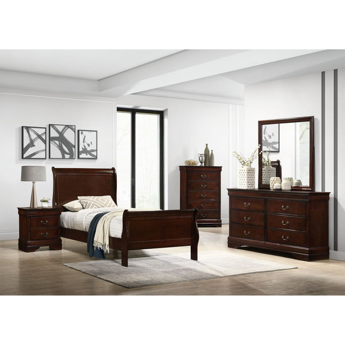 Louis Philippe - 2-Drawer Nightstand