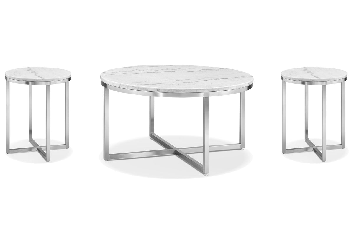 Esme - Round Cocktail Table Set