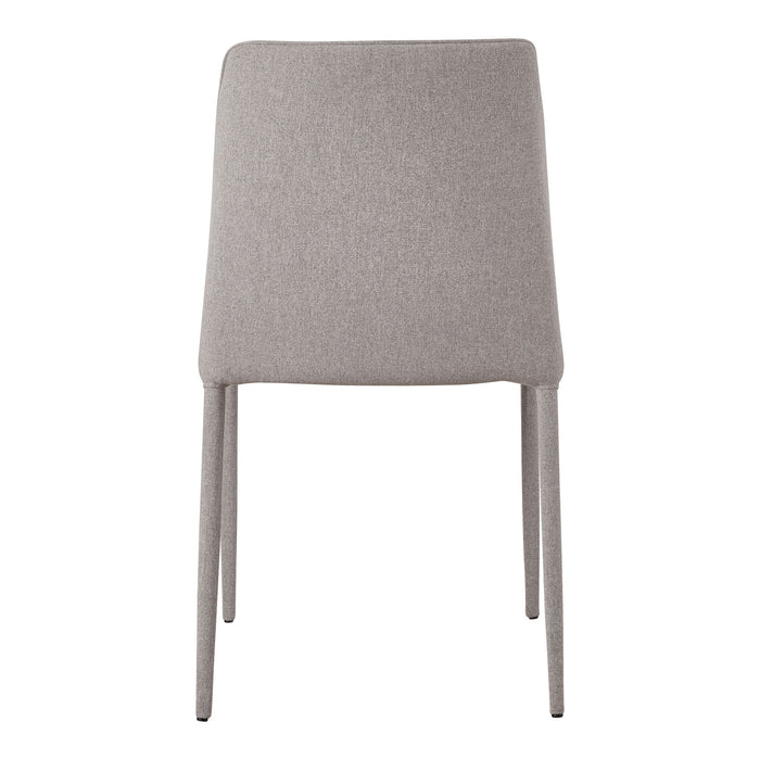 Nora - Fabric Dining Dining Chair (Set of 2) - Light Gray