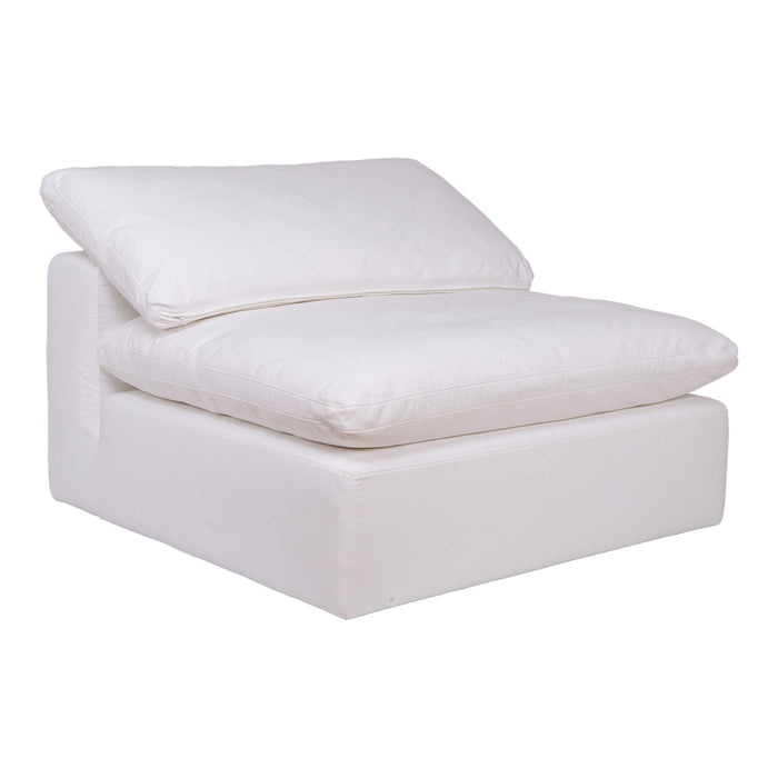 Clay - Livesmart Fabric Slipper Chair - Cream
