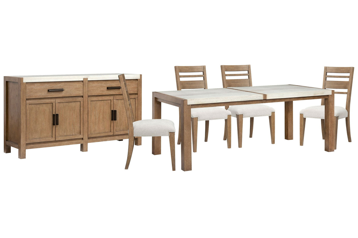 Plum Creek - 6 Piece Rectangular Dining Table Set
