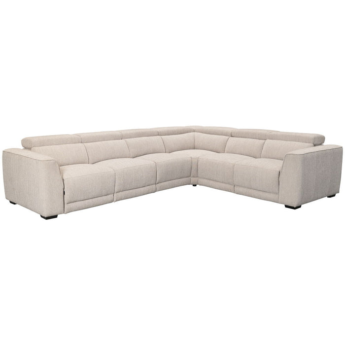 Noho - 4 Piece Modular Power Reclining Sectional with Power Headrests - BISQUE