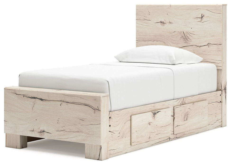 Lawroy - Panel Bed With Storage