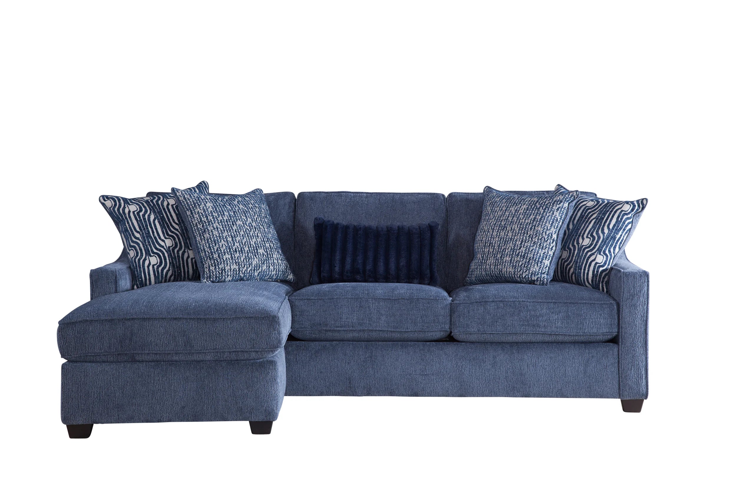 Bowmore Navy Sofa Chaise