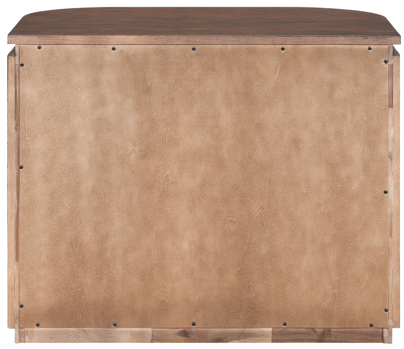 Astrid - Solid Wood And Oak Veneer Nightstand