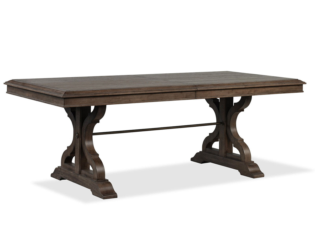 Jubilee - Extendable Trestle Dining Table - Brown