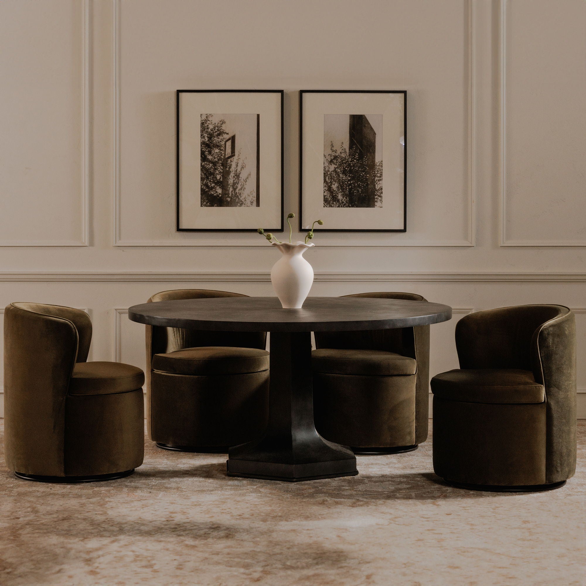 Dane - Swivel Chair - Green