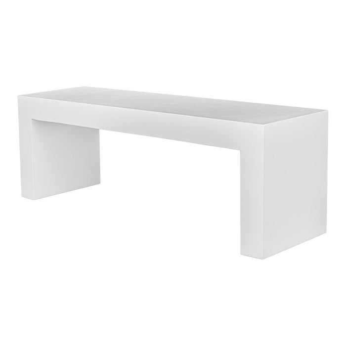 Lazarus - Outdoor Bench - White