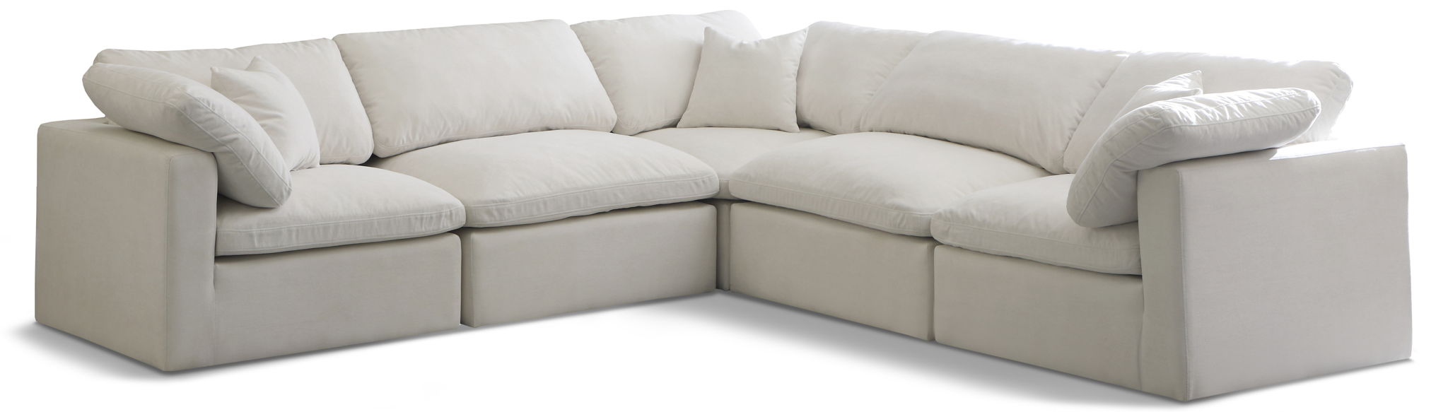 Plush - 5 Piece Modular Sectional