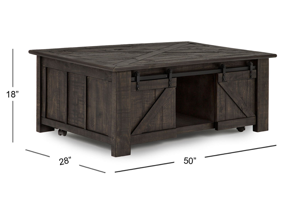 Garrett - Rectangular Lift Top Cocktail Table Set