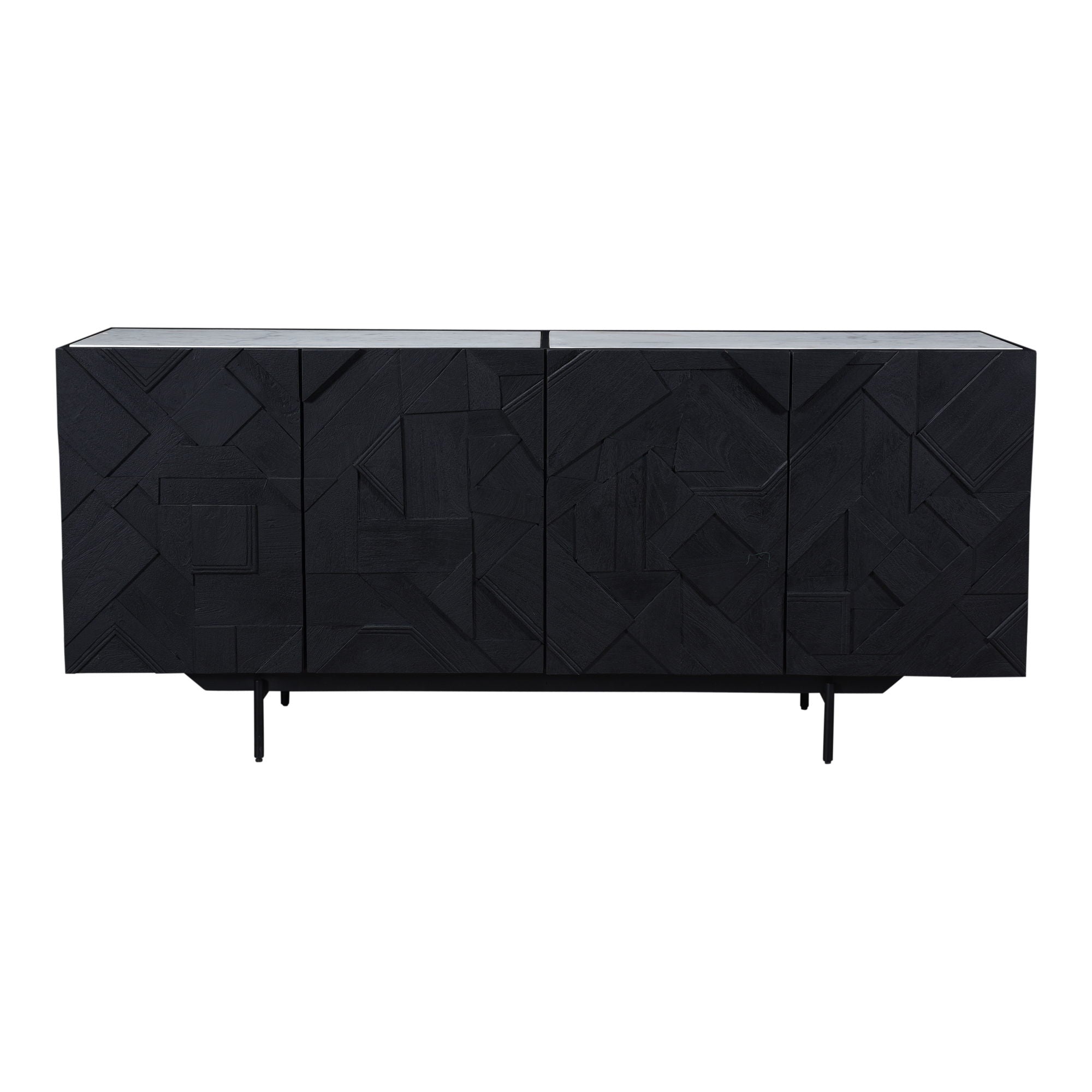 Kattan - Sideboard - Black - Wood