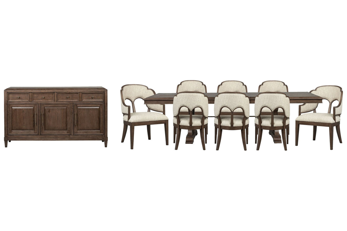 Jubilee - Extendable Trestle Dining Table Set