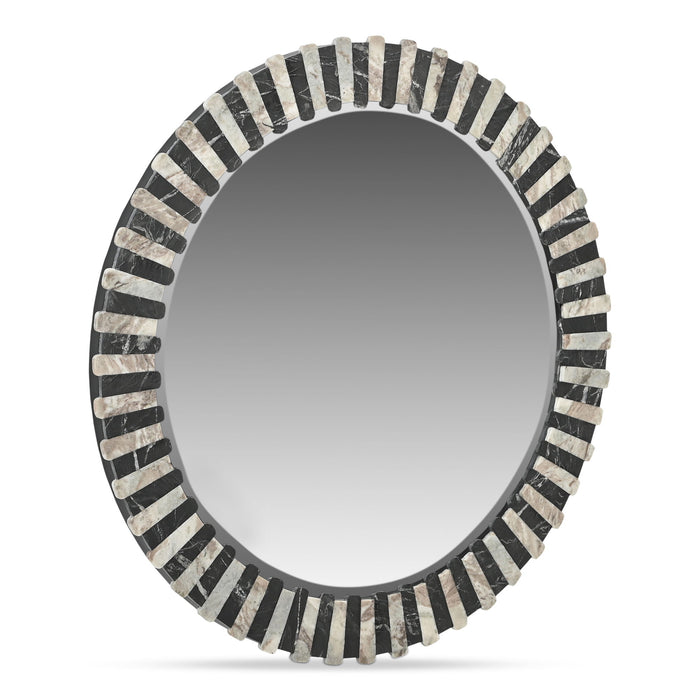 Isolde - Mirror - Black / Beige