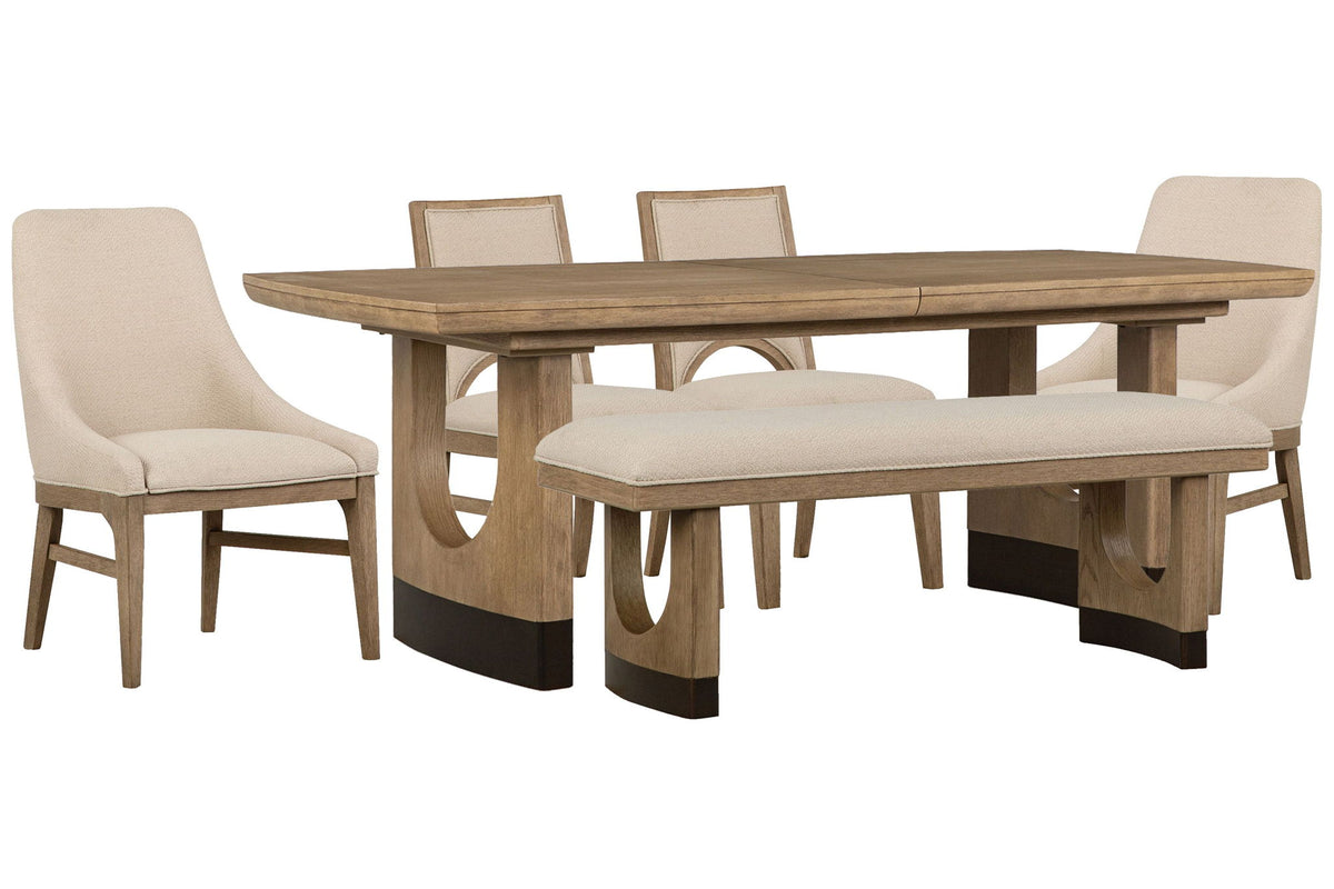 Tristan - Extendable Trestle Dining Table Set
