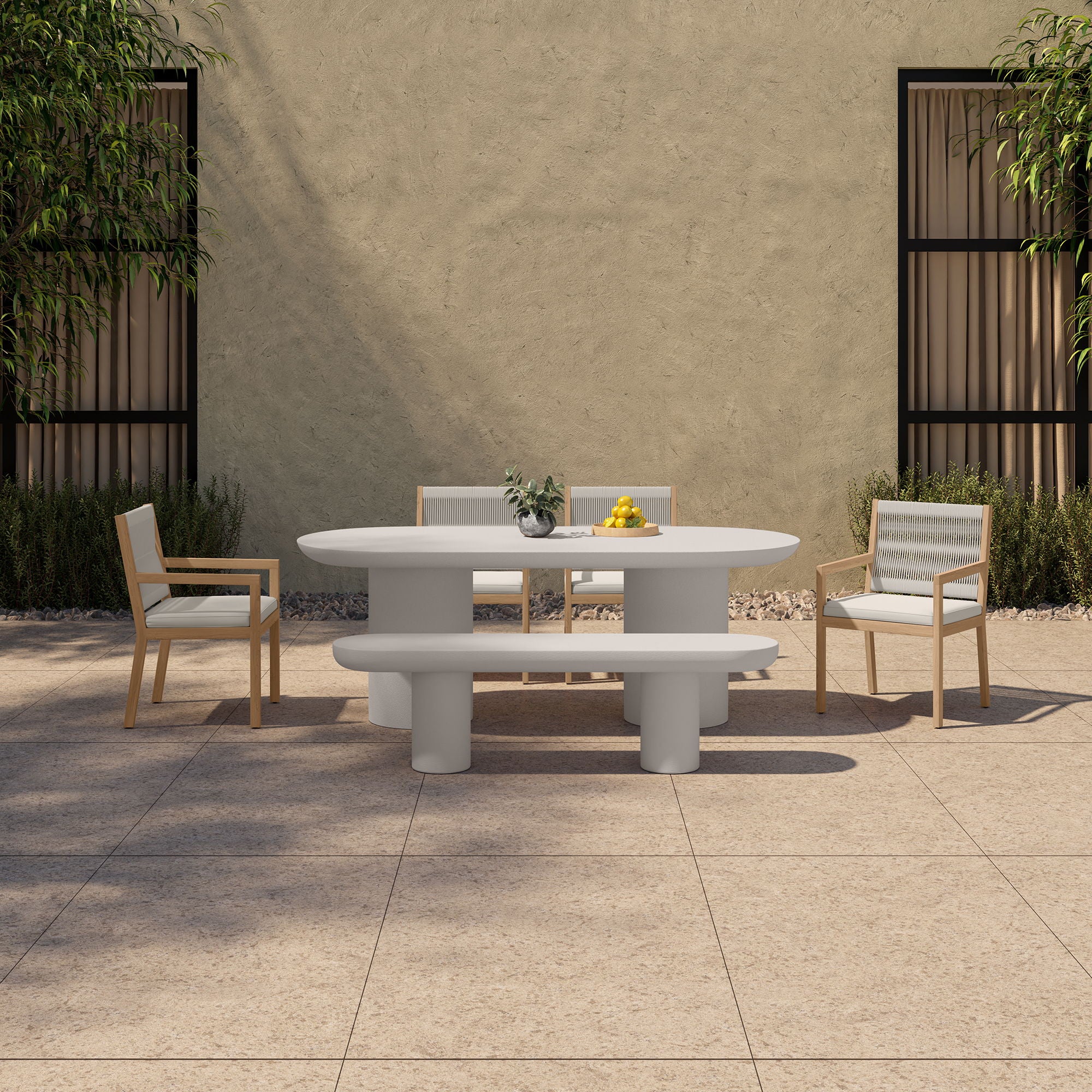 Rocca - Dining Table - Cream