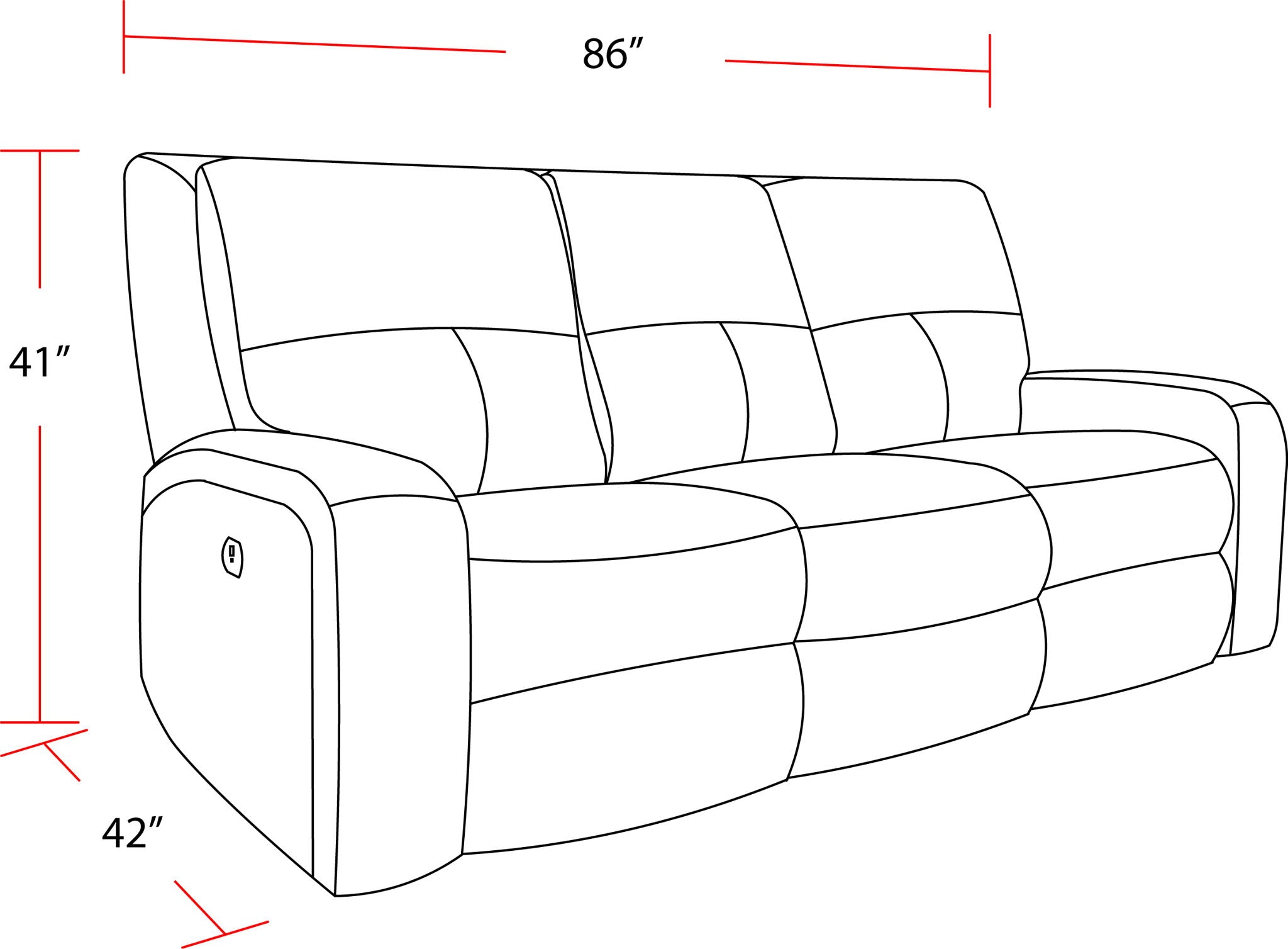 Polaris - Power Sofa
