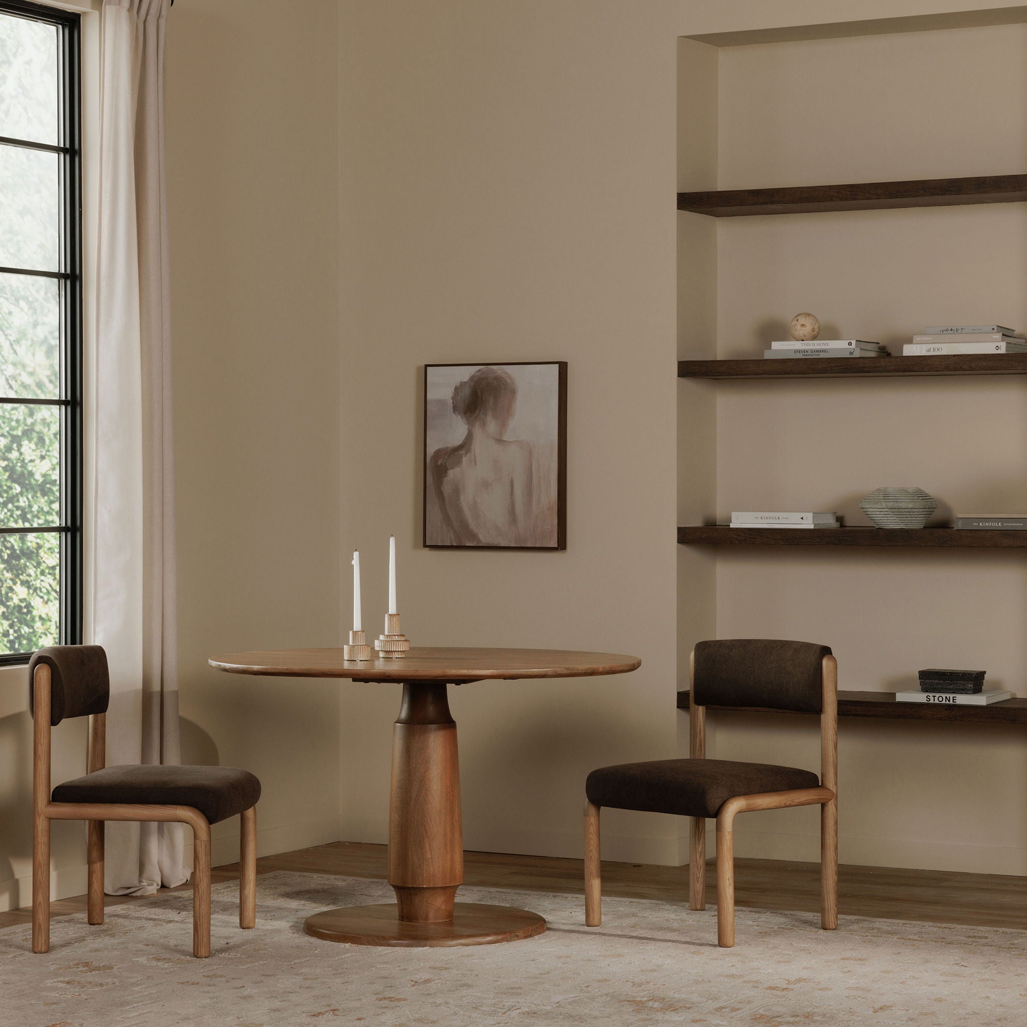 Clark - Dining Table - Brown