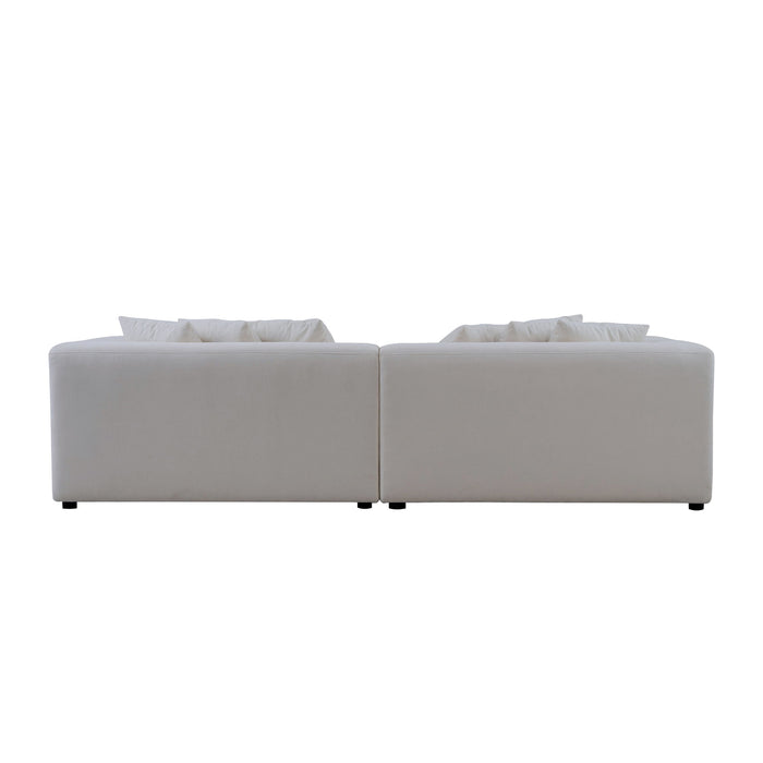 Davie - Sofa - Warm White