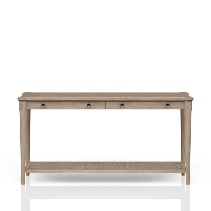 Citrus Heights - Sofa Table With Cane - Sand