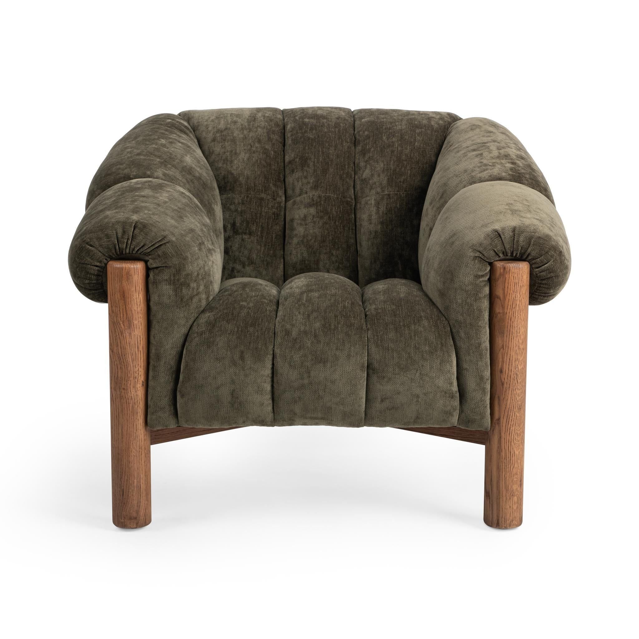 Sansa - Accent Chair - Olive Green