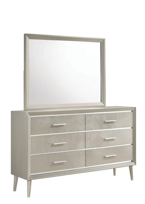 Ramon - Dresser Mirror - Metallic Sterling