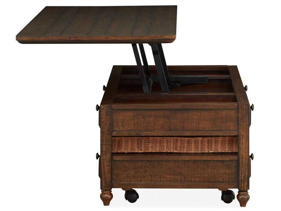 Cottage Lane - Wood Rectangular Lift-top Cocktail Table - Coffee