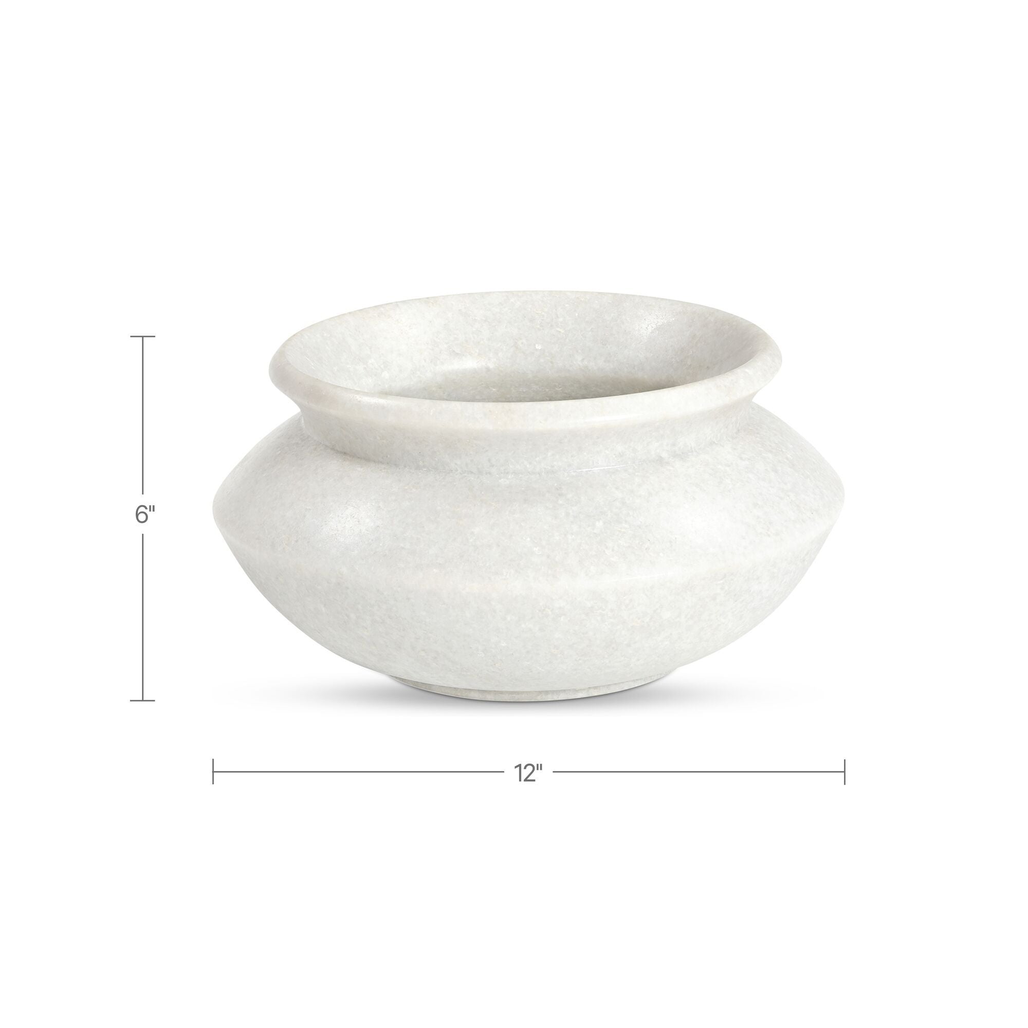 Romano - Vessel - White Marble