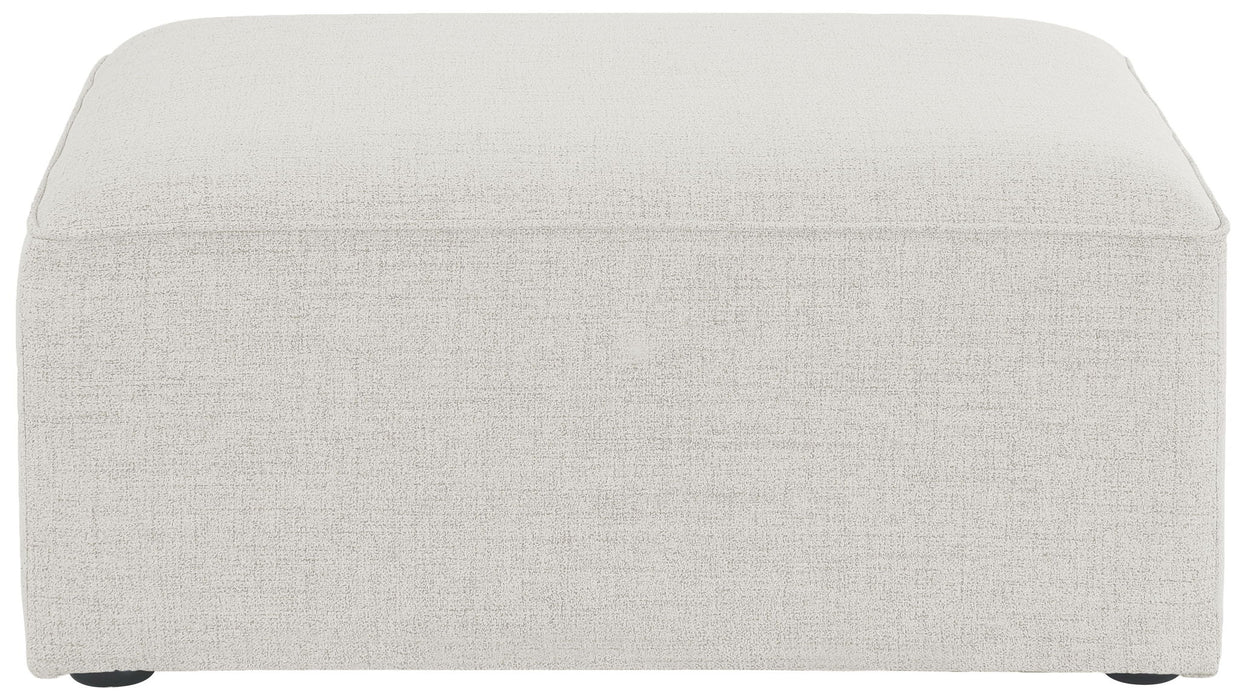 Cube - Linen Ottoman