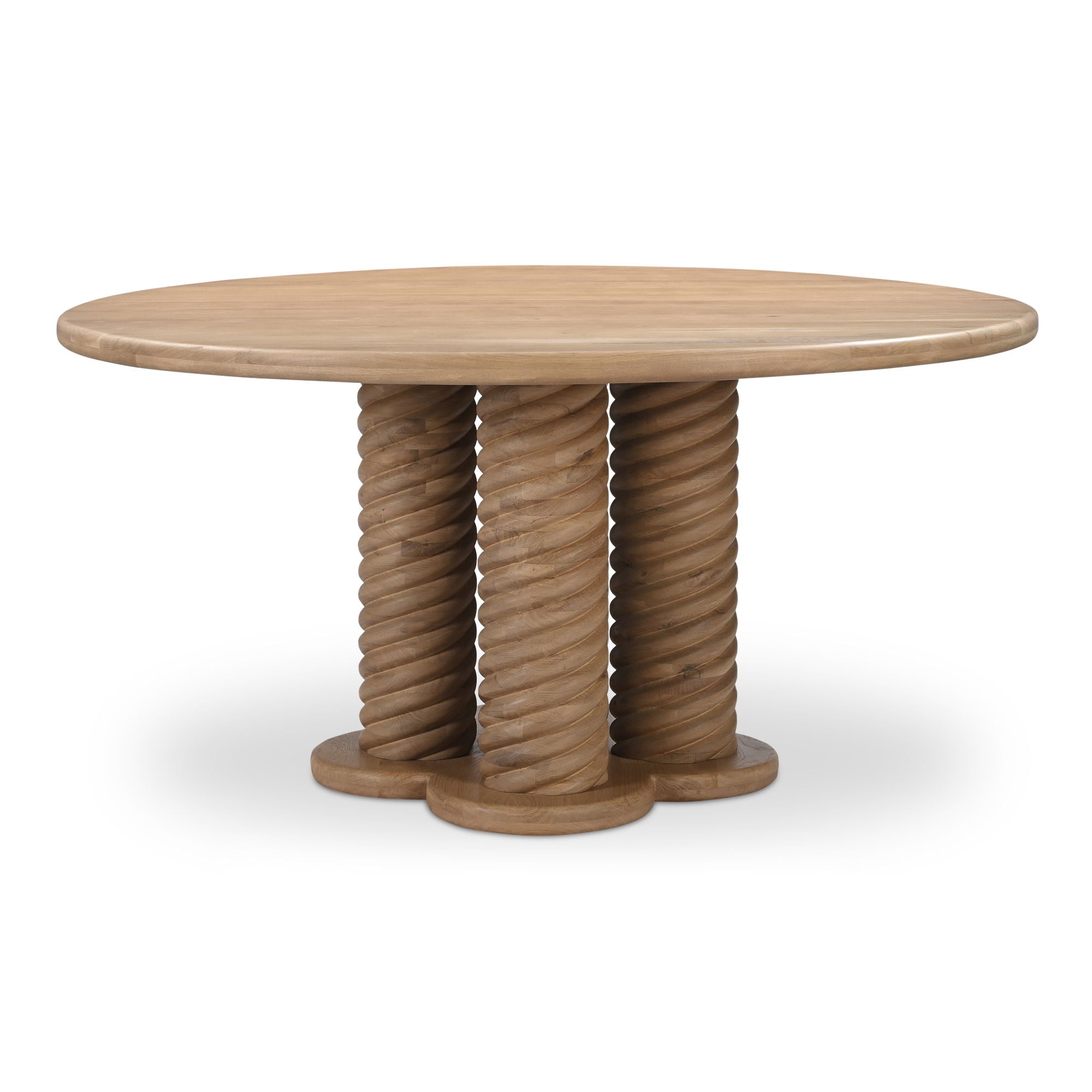 Treccia - Round Dining Table - Oak