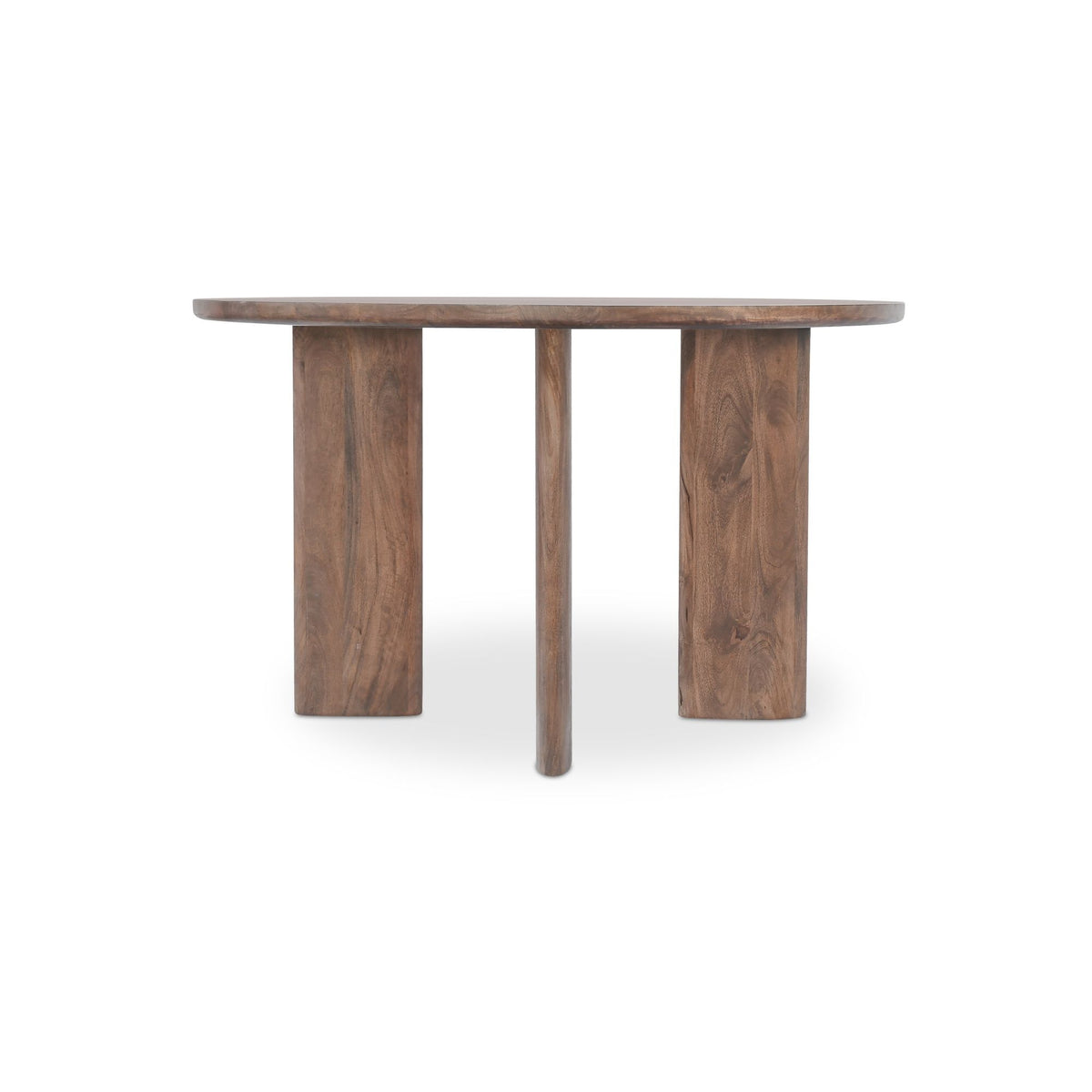 Lia - Round Dining Table - Dark Brown