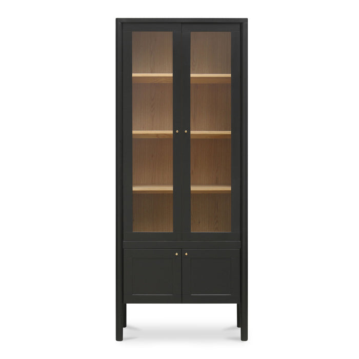 Hannah - Tall Display Cabinet - Black