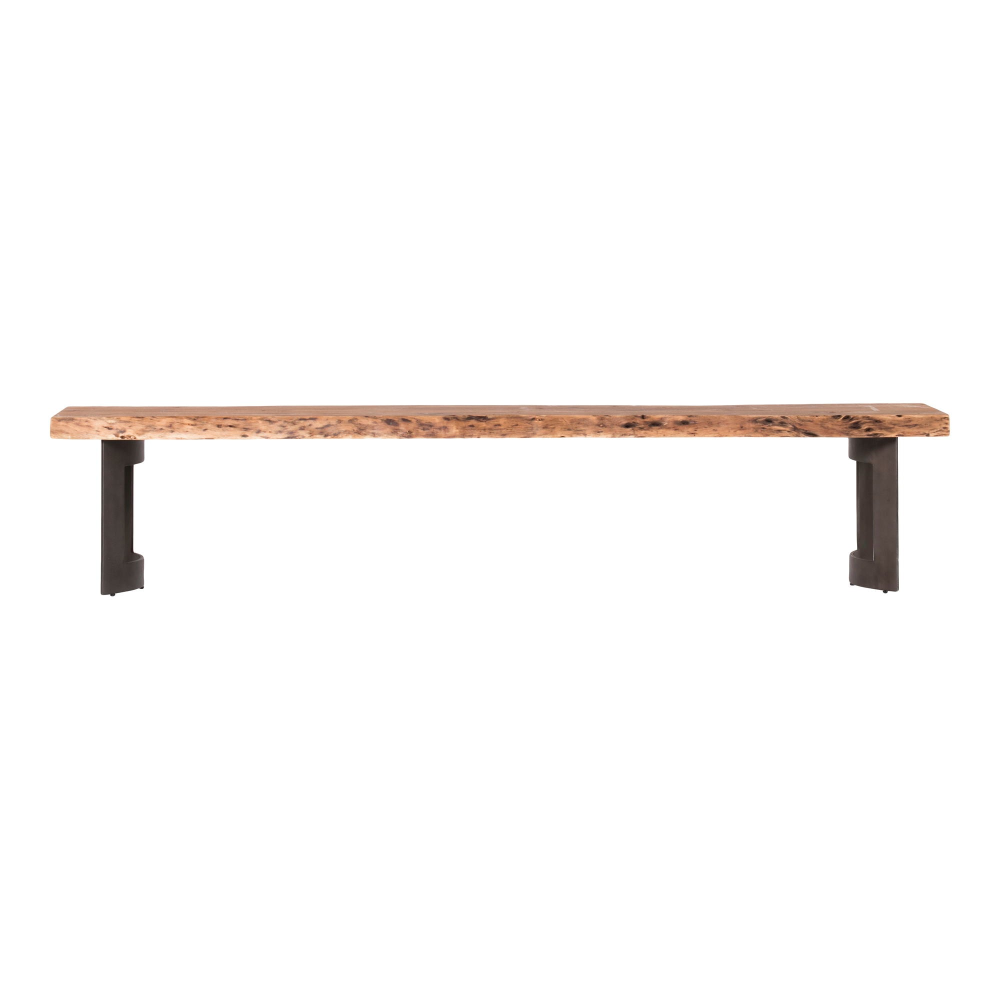 Bent - Small Bench - Natural Stain