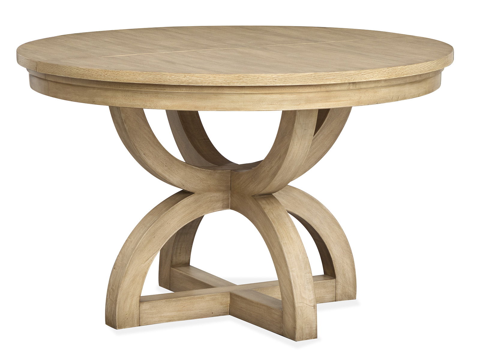 Coventry - Extendable 48" Round Dining Table - Honey Wheat