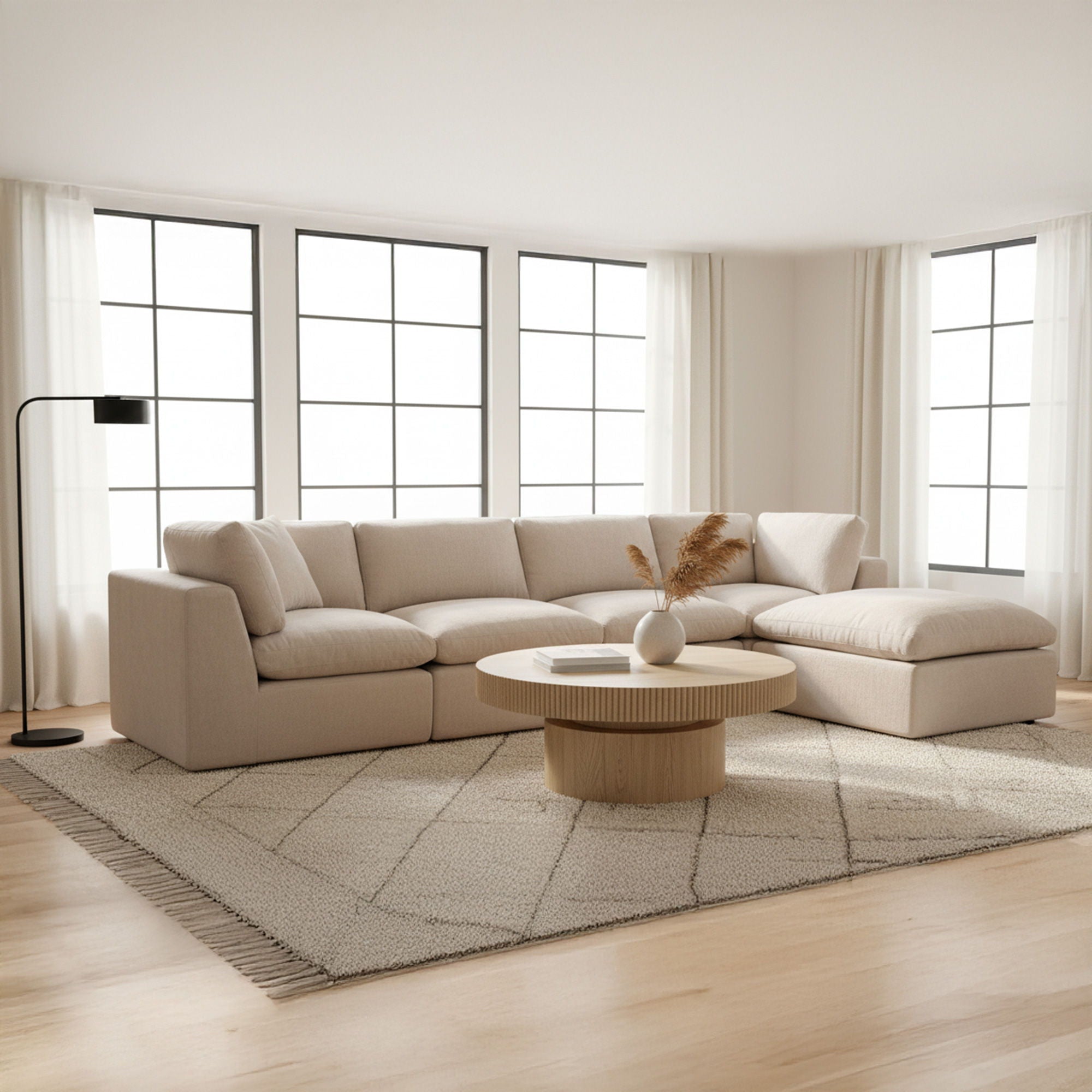 Cates - Modular Sofa - Pebble