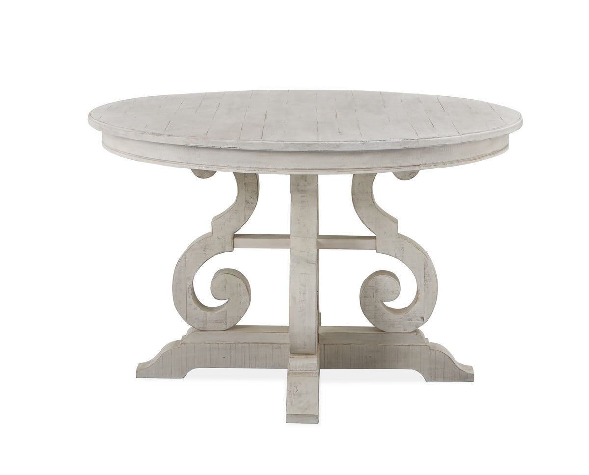Bronwyn - 48" Round Dining Table - Alabaster