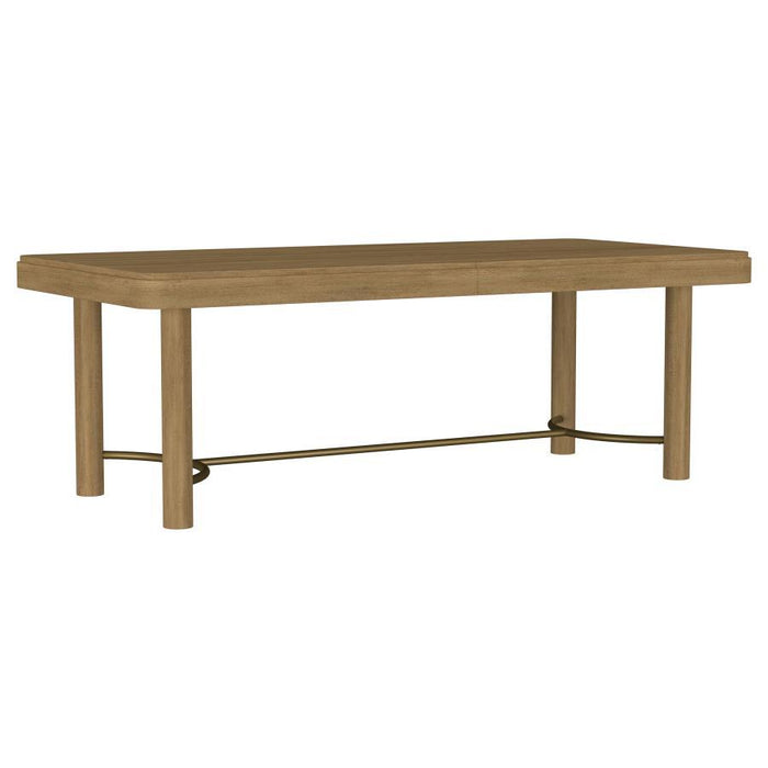 Arini - 104" Extension Leaf Dining Table - Sand Wash