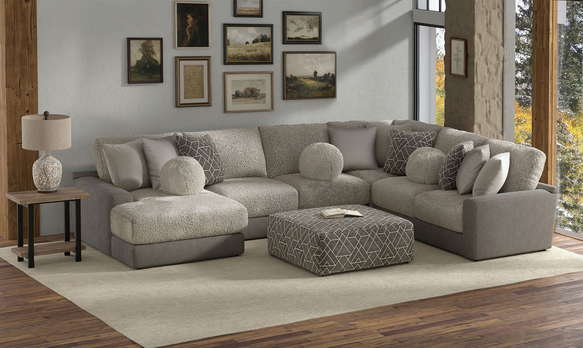 Canyon - Cocktail Ottoman - Umber