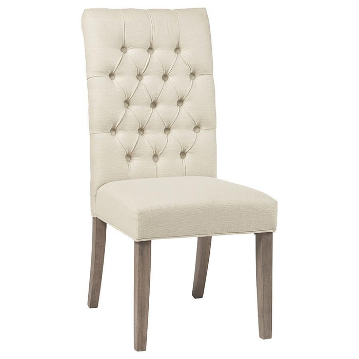 Douglas - Upholstered Dining Side Chair (Set of 2) - Oatmeal