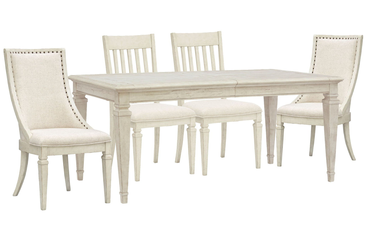 Newport - 5 Piece Extendable Rectangular Dining Table Set