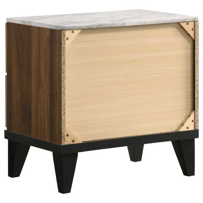 Mays - 2-Drawer Nightstand - Walnut