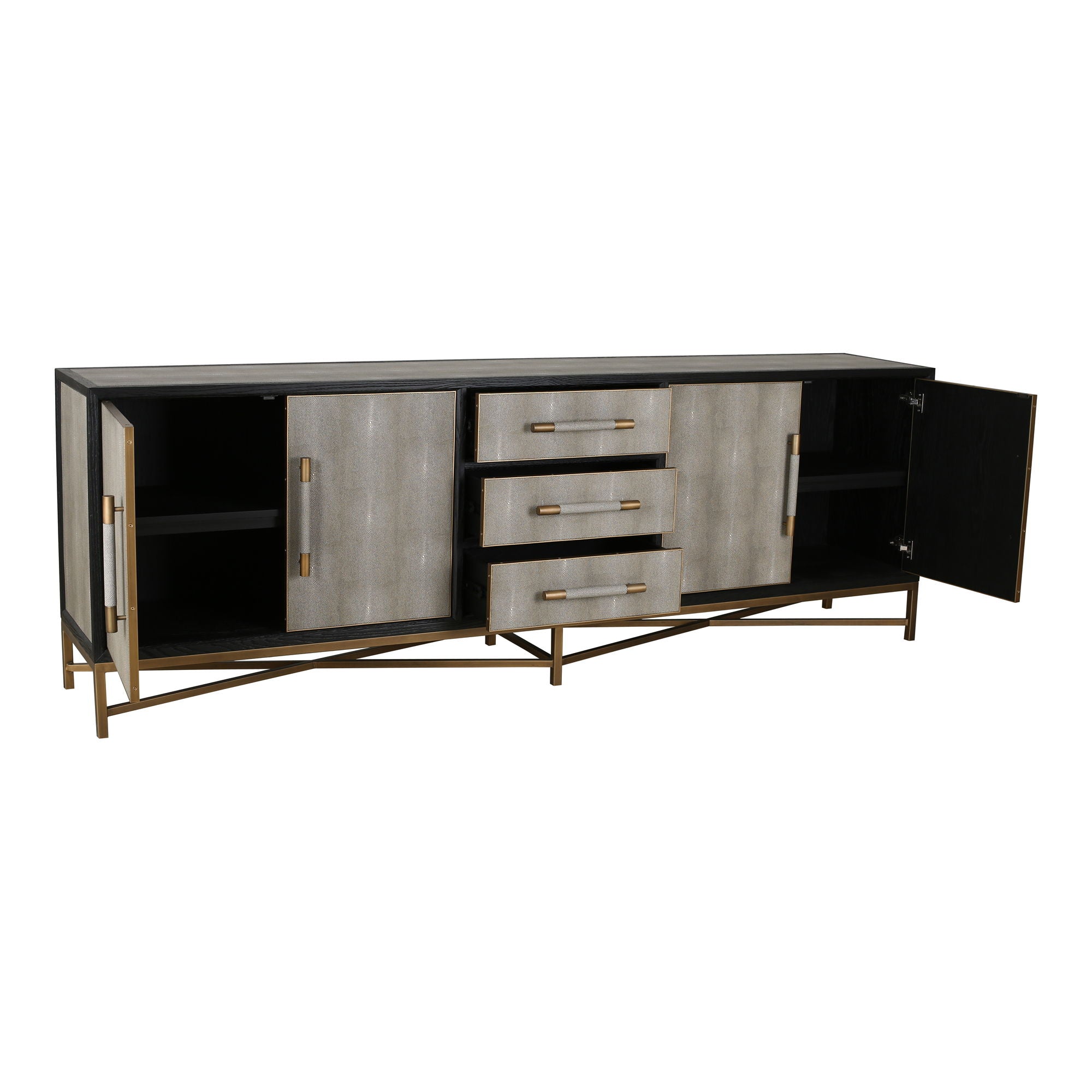 Mako - Large Sideboard - Dark Gray