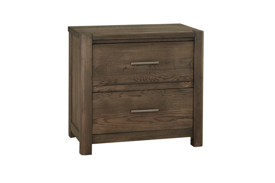 Crafted Oak - Nightstand 2 Drawers