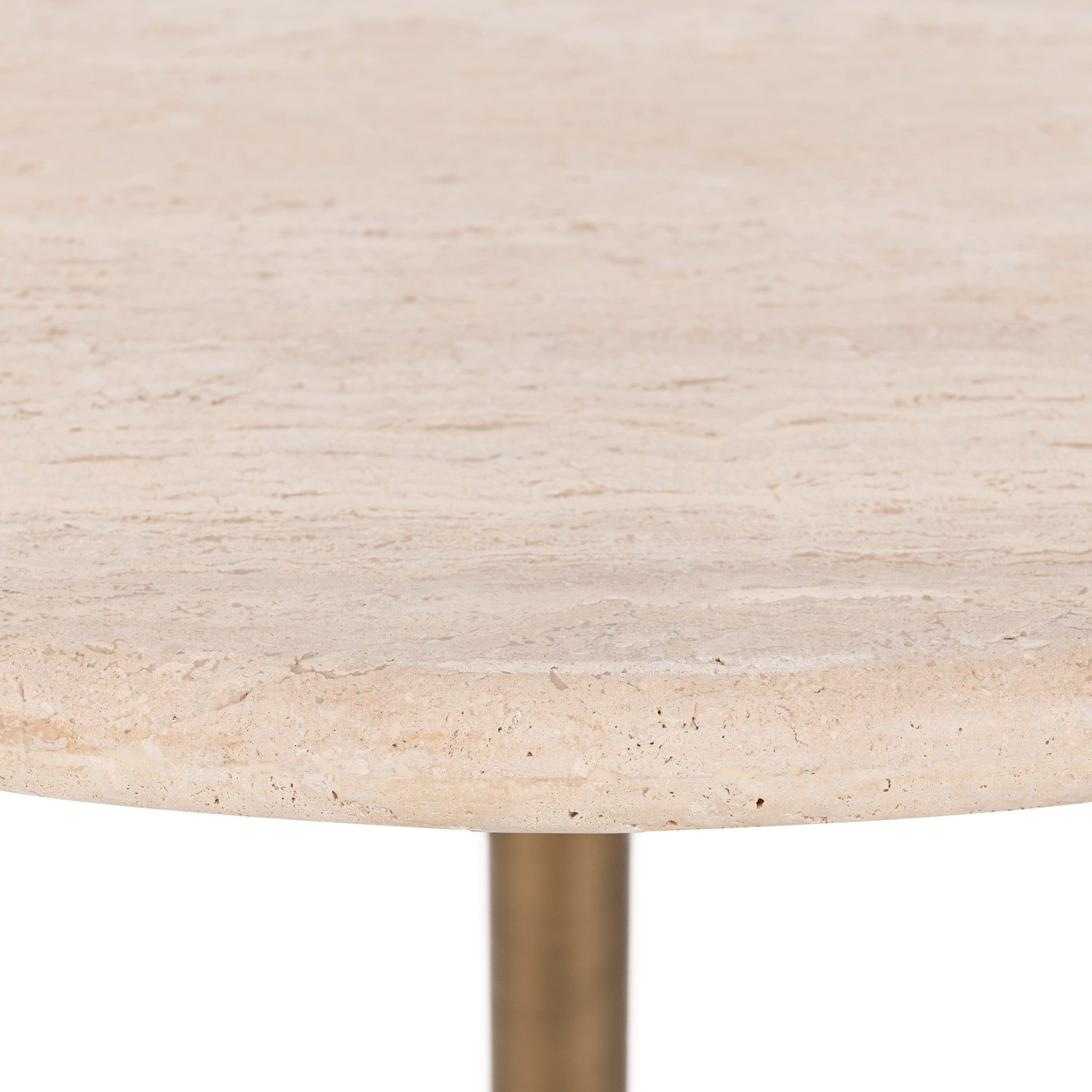 Malani - Travertine Gathering Table