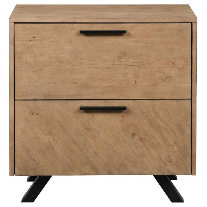 Taylor - 2-Drawer Nightstand - Light Honey Brown